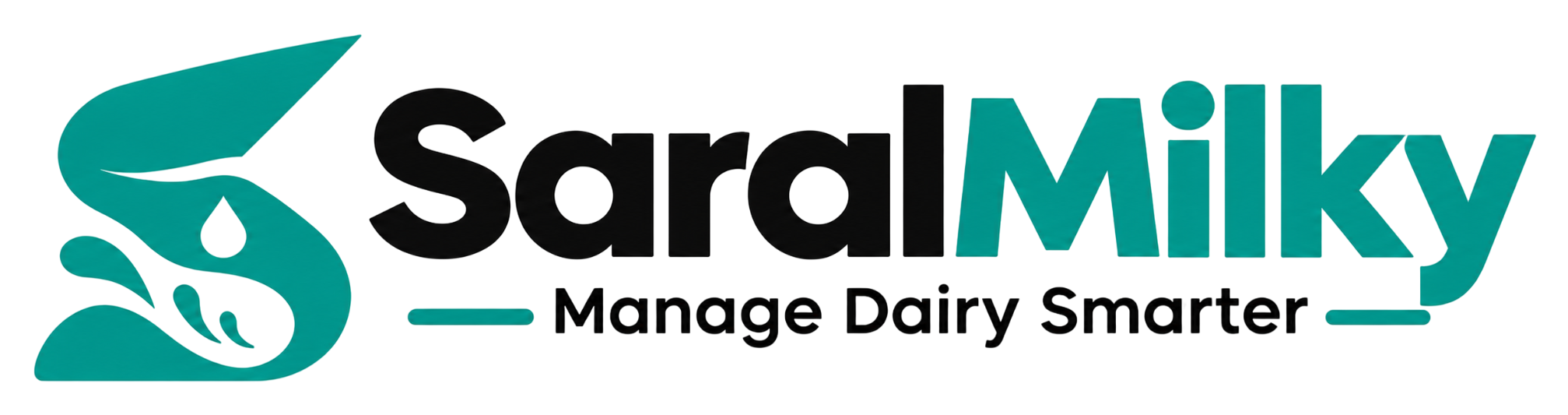 SARAL MILKY Logo